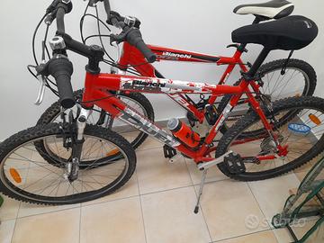 2 bici mountain bike bianchi dual come nuove 