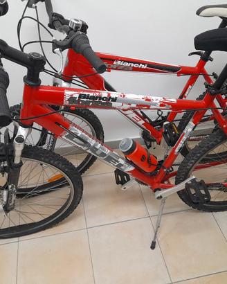 2 bici mountain bike bianchi dual come nuove 