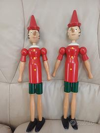 Pinocchio coppia in legno