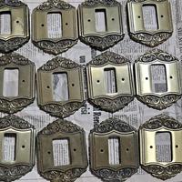 Copri interruttore in ottone, prese e interruttori