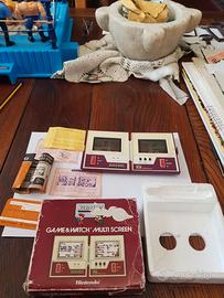 NINTENDO GAME WATCH MULTI SCREEN MARIO BROS 80'
