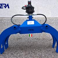 Pinza Legna IPL800PRO 80cm+Rotatore Idraulico10qli