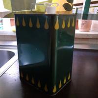 Lattina per olio rettangolare con tappo (3 lt.)