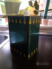 Lattina per olio rettangolare con tappo (3 lt.)