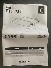 Barre portatutto Citreon, Peugeot, Mitsubishi