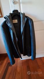 Giacca cardigan grigia uomo