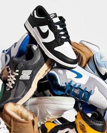 Stock scarpe firmate al kg box second hand