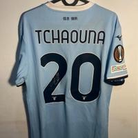 Maglia Lazio Match Worn 24/25 Tchaouna Autografato