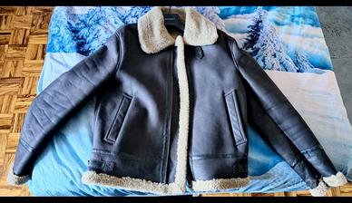 montone shearling originale vera pelle 