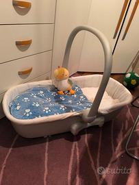 Culla neonato+5 set 3 pezzi lenzuola e fodera