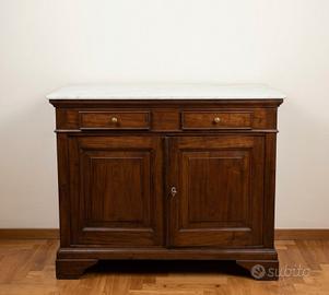 Credenza con piano in marmo