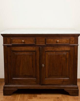 Credenza con piano in marmo