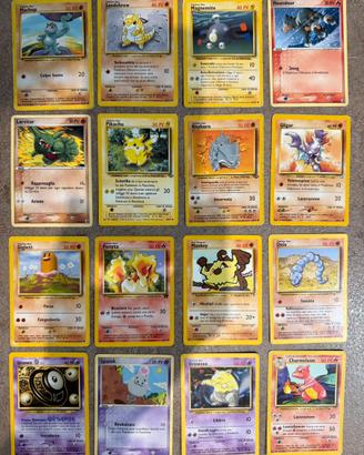48 carte pokemon vintage
