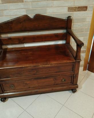 Cassapanca rustica vintage  legno