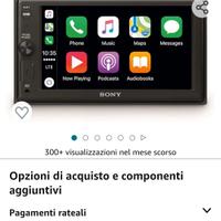 autoradio sony  6,4" 1 din 