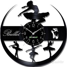 Orologio da Parete su Disco in Vinile da 33 Giri