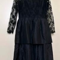 Abito pizzo e taffeta’