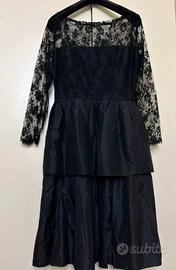 Abito pizzo e taffeta’