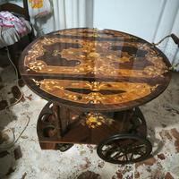 Carrellino bar in legno di Sorrento