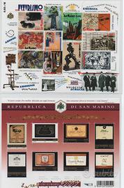 San Marino -foglietti   sottofacciale + omaggio