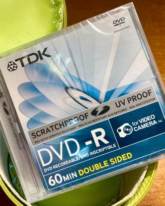 TDK DVD-R (8 cm) double sided. 2.8 GB / 60 min