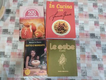 Lotto libri di cucina