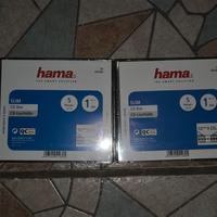 2 confezioni da 5 box per cd ciascuna (marca hama)