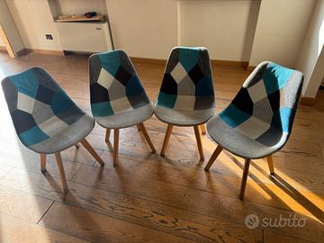 Set di 4 sedie