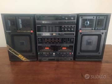 SONY MICRO SISTEMA HI FI VINTAGE CON CASSE