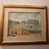 Quadro Autore Pittore Bolognese F. Desogus 1986
