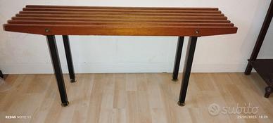 Panca panchetta stile nordico modernariato 