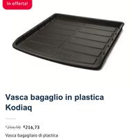 Vasca portabagagli Škoda kodiaq
