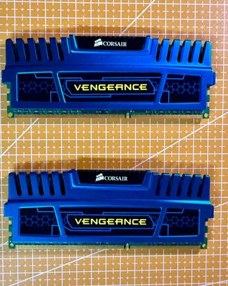RAM Corsair Vengeance DDR3 8GB (2x4GB) 1866Mhz blu