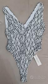 Body in misto cotone zebrato - Calzedonia 