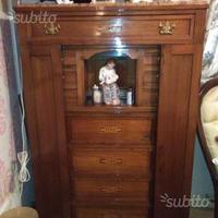 MOBILE ANTICO dell'800 CASSETTONE alto