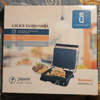 Griglia Panini Aigostar Samson 2000W – NUOVA, mai 