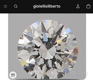 Diamante certificato IGI -Gia- Hrd