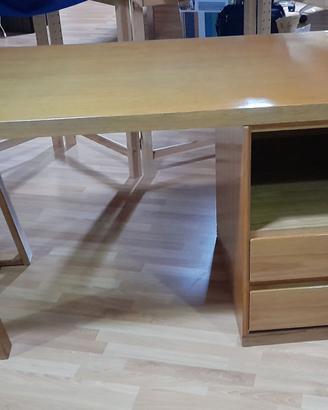 scrivania 1 cavalletto 2 cassetti design anni '70
