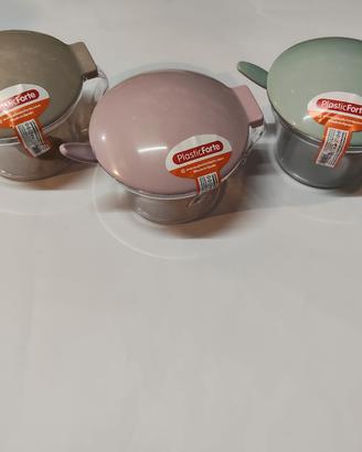 Set 3 zuccheriere colorate 320 ml