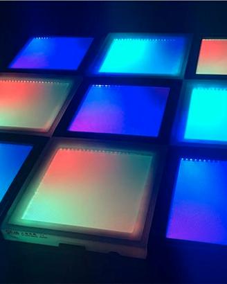 Pavimento luminoso Led cambiacolore  50 X 50 x 6,5