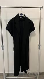 Giacca smanicata lunga