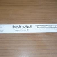 Calibro per controllo allungamento catene muletti