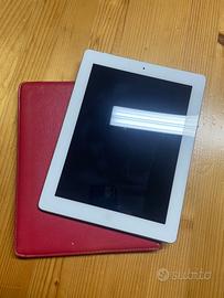 iPad A1395 Wi-Fi 16Gb Bianco con custodia in pelle