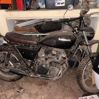 Kawasaki super scrambler custommade cafe racerASI