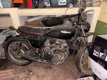 Kawasaki super scrambler custommade cafe racerASI