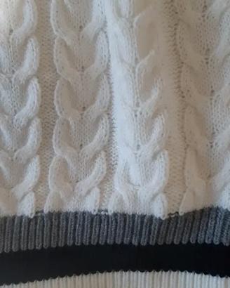 Maglione bianco da uomo