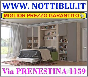 Letto a Scomparsa RELAX 1p&1/2 MATERASSO OMAGGIO