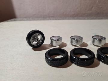 1/18 ruote ritmo abarth per laudoracing verniciate