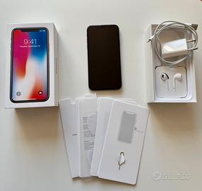 APPLE IPHONE X 64Gb Nero + ACCESSORI