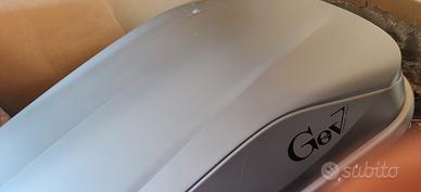 Box da tetto auto grigio 